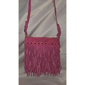 Michael Kors Billy Leather Crossbody Pink Shoulder Bag